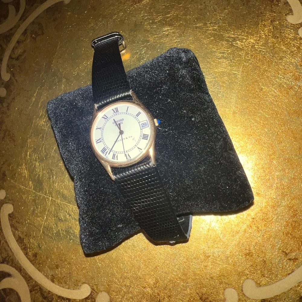 Tiffany & Co. Concord Vintage 14K Gold Quartz Watch - Picture 3 of 7